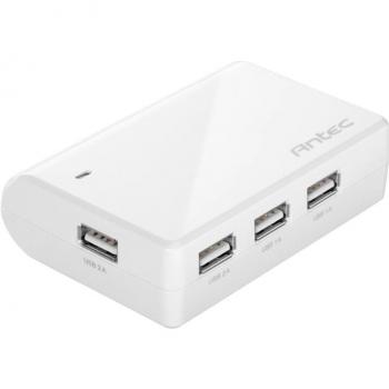 Antec UA425EC - Base de recarga, 2 x USB/1A, 2 x USB/2A, 5V/5A