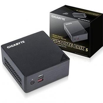 Gigabyte GB-BSI3HA-6100 2.3GHz i3-6100U BGA1356 0.6L sized PC Negro PC/estación de trabajo barebone - Barebón