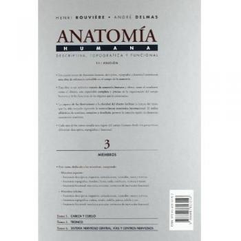 Anatomía Humana Descriptiva, topográfica y funcional. Tomo 3. Miembros