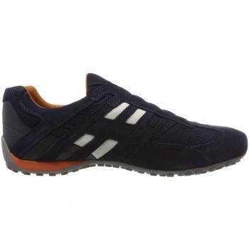 Geox Snake Navy Mesh Sneakers for Men