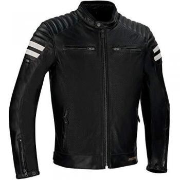 Segura Chaqueta moto STRIPE PERFO Negro/Blanco, Negro/Blanco, S