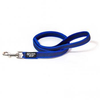 Correa Engomada con Asa 20mm x 1.2m Julius K9 Azul