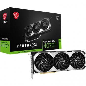 MSI GeForce RTX 4070 Ti VENTUS 3X E 12GB GDDR6X DLSS 3 Graphics Card