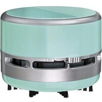 Clauss 2Clean Miniaspirador, con Pilas, Plástico, Menta/Plata