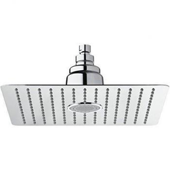 Galindo 66430LI Rociador Ducha Cuadrado con Led, Plata Cromado