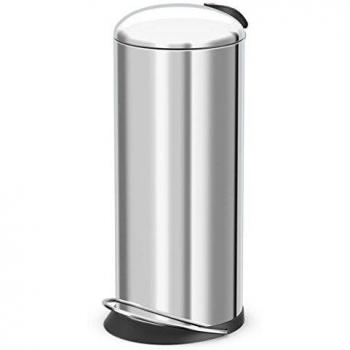 Hailo 0523-019 Pattumiera a pedale Trento TOPdesign 26 in acciaio INOX