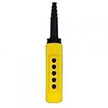 Harmony XAC Yellow IP65 Empty Pushbutton Enclosure with 5 Openings