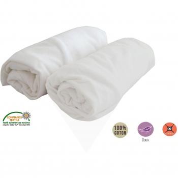 Lot Hojas 2-PMP Cubiertas maillot blanco 70x140 cm