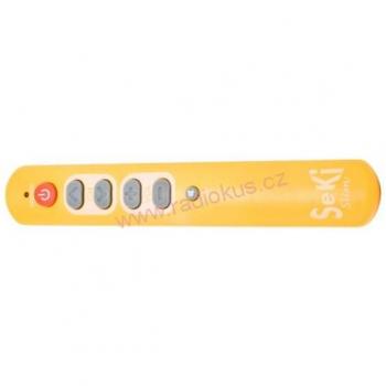 Control Remoto Universal SEKI SLIM Amarillo para Personas Mayores con Función de Autoaprendizaje