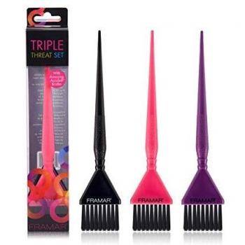 FRAMAR Juego de 3 Pinceles para Colorear 1.5 x 4.3 x 21.5 cm