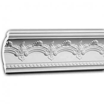 Cornisa Decorativa de Estuco Neoimperio Blanco 2 m - PROFHOME 150183