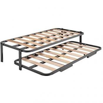 Hogar 24 Cama Nido Metálica Reforzada, 4 Patas, 90x200