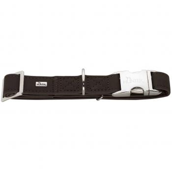 HUNTER Collar de Aluminio Resistente y Cuero sin Flor