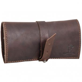Gusti Cuero Studio Franka Bolsa de Tabaco de Liar de Piel de Vaca Estilo Vintage Retro Cartera Cigarrillos Marrón Oscuro 2T13-22-6