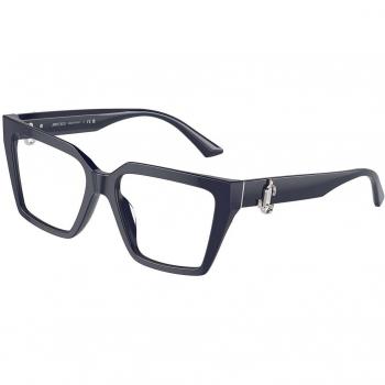 Jimmy Choo JC3017U 5016 Women's Eyeglasses Blue Size 52 (Frame Only) - Blue Light Block Available