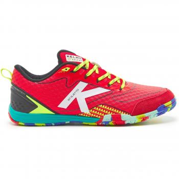 Kelme - Zapatillas de fútbol sala unisex Stiletto Kelme, características: diseño unisex, suela de goma para mejor agarre en superficies interiores, parte superior de material sintético ligero y duradero, plantilla acolchada