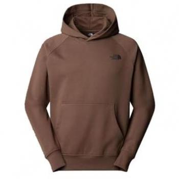 Sudadera con Capucha Raglan Redbox para Hombre - Marrón, Talla L