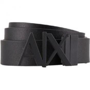 Cinturón de Piel Negro Casual Clásico Armani Exchange para Hombre 40