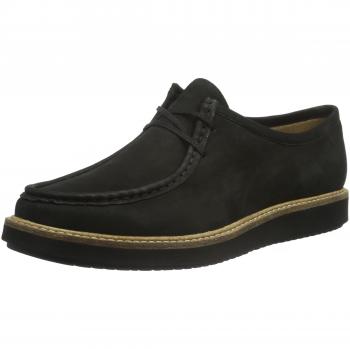 Clarks Glick Bayview, Mocasines con cordones Mujer, Negro