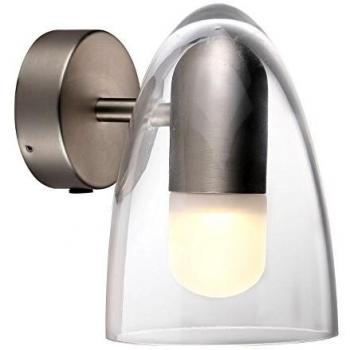 Nordlux 78541032 Aplique, metal, E27, 12.5 x 14.3 x 18.7 cm, transparente