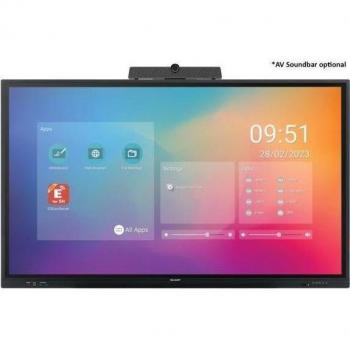 Sharp PN-LC752 Pantalla Interactiva de 75 UHD con Wifi y Pantalla Táctil