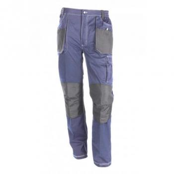 Juba - Pantalon multibolsillos algodón poliester marino negro talla -s