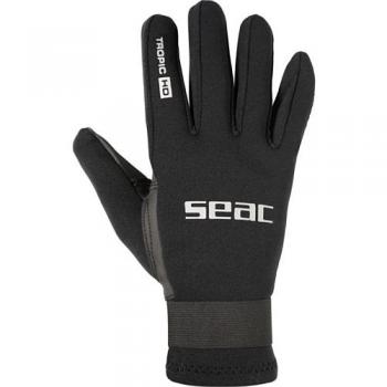 SEAC Tropic HD Guantes, Unisex, Negro, XL