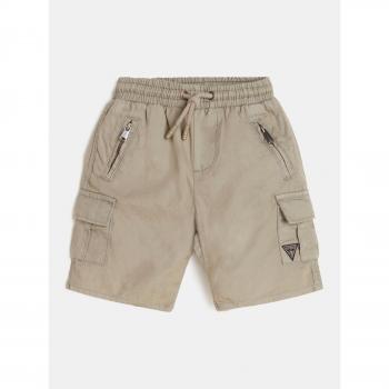 Guess Core Cargo Shorts for Young Boys in Mossy Green