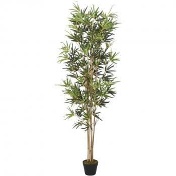 Árbol de bambú artificial con 1104 hojas verde 180 cm