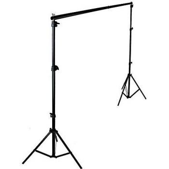 PMS 2.8 x 3m Sistema de Soporte para Fondo de Estudio Fotográfia fotográfico vídeo de Foto y Vídeo con Barra Transversal