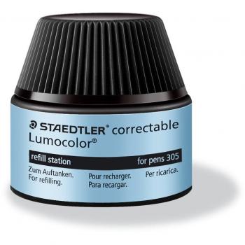 STAEDTLER Lumocolor 487 05-9 - Cargador para bolígrafos correctores 305, color negro