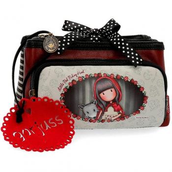 Gor-juss Little Red Riding Hood Neceser Pequeño Tres Compartimentos, Multicolor, 20 cm