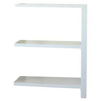 Estantería Auxiliar Simon Rack Officlick 3/400 Madera Blanco, 1000x900x400 mm, Estilo Industrial, 3 Alturas