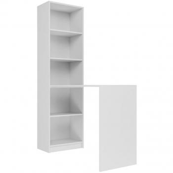 Escritorio con Estantería R50 Izquierdo/Derecho Blanco