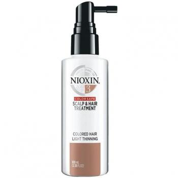 Nioxin System 3 Scalp & Hair Treatment for Colored Hair with Light Thinning 100ml