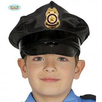 Guirca Gorra Policía con Placa Dorada