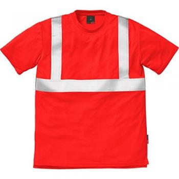 Fristad Kansas - T-Shirt CL 2 7411 TP Small Hi-Vis Red 101010-330 S