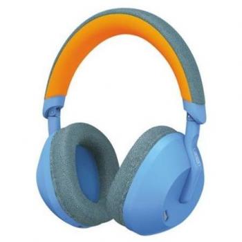 Auriculares Diadema Bluetooth 5.3 BE49 XO - Confort en Tela, Microfono Integrado, Color Azul