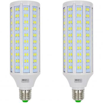 Mengs 2 piezas bombillas led e27 30w blanco frio 6500k ac 85265v clase de eficiencia energetica a