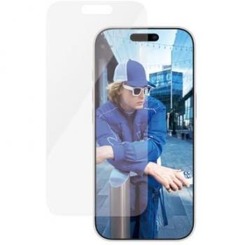 Protector de Pantalla PanzerGlass Classic Fit para iPhone 16 Pro - Vidrio Templado, Antibacteriano, Resistente a Rayaduras y Golpes