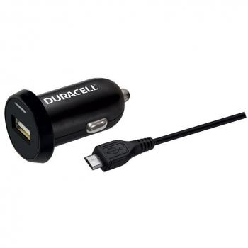 Duracell coche de 12 V/24 V 2.4 A cargador para tablet/smartphone con Micro USB a USB cable