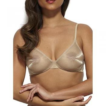 Gossard Glossies Sheer Plunge Bra - Beige - Size 28E