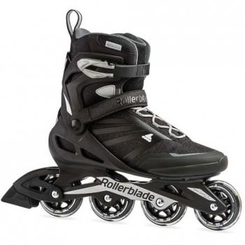 Patines en línea Rollerblade Zetrablade Unisex Negro-Plata 40 1/2