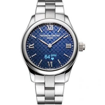Reloj Hombre Frederique Constant FC-286N3B6B Plateado, automático, caja de acero inoxidable, esfera plateada con índices aplicados, cristal de zafiro resistente a rayaduras, correa de piel negra, resistencia