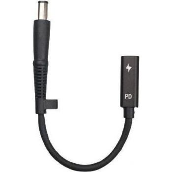 Cable Adaptador USB-C a 7.4*5.0mm para Laptops HP - Hasta 100W, Conector USB 3.1