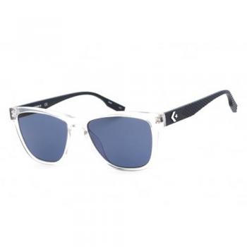 Converse CV517S FORCE Unisex Full-Rim Panto Sunglasses with Crystal Clear Frame