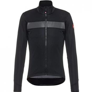 Chaqueta de ciclismo Castelli Raddoppia 3 GORE-TEX INFINIUM™ negra claro reflectante - S