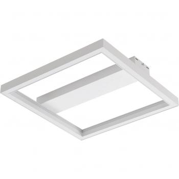 Plafón LED inteligente Tjado de Lucande, 50 cm, blanco, RGBW, moderno, fabricado en metal para salón y comedor (1 llama)