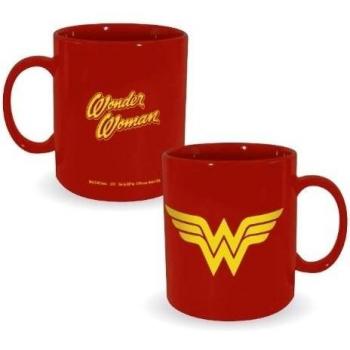 DC Comics Wonder Woman Logo 30 oz Red Taza De Cerámica