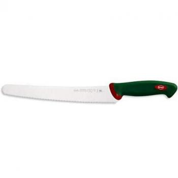 Cuchillo Pastelero Sanelli 26 cm con Mango Antideslizante Verde/Rojo
